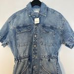 Free People x We The Free Marci Cuffed Shortall in Wash Marrakesh Size Small NWT Photo 4