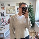 Glassons  Cream V-Neck Sweater Photo 1