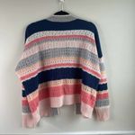 360 Cashmere  striped multi color sweater‎ cardigan size small Photo 7