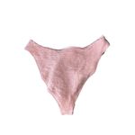 House Of CB  Antilla Crinkled Brief Bikini Bottom in Color Blush size M Photo 7