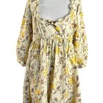 Free People Western Bohemian Dainty Lola Dress Banana Ivory Medium NWT Photo 2