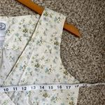 Laura Ashley Vintage  White Floral Midi Dress Lightweight Summer Casual Size 12 Photo 8