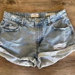 Cotton On Denim Distressed Casual Jean Shorts Photo 6