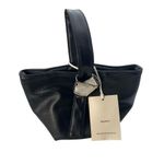 MERIT Brandon Maxwell Black Leather Mini Tote Handbag with Dust Bag New Photo 0