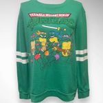 Nickelodeon Teenage Mutant Ninja Turtles Green Sweatshirt XL | EUC Photo 0