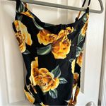 ONIA  x WeWoreWhat Danielle Floral One Piece Belted Swimsuit Women’s Large Photo 1