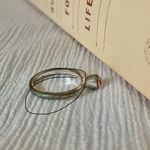 Pink Bezel Stone Silver Solitaire Ring Fashion Jewelry “Athene” Blush Stacking Jewelry Photo 7