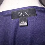 BCX Navy Blue Dress Size L Photo 2