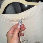 Oh Polly  Sport oversized tee crewneck butter embroidered short sleeve tshirt Photo 4