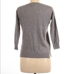 ⭐️ J. Crew Grey Feather Novelty Print Wool & Rabbit Hair Blend Sweater Top XS Gray Photo 1
