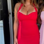 Selfie Leslie Fire Of Stars Halterneck Maxi Dress Red Photo 2