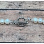 None Cute White Seed Pearl & Beaded Single Strand Necklace Toggle Clasp Classic 21" Photo 7