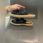Black Double Strap Sandals Free to Roam Espadrille Size 8 Photo 1