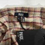 Paige Jenelle Ruffle Shoulders Plaid Long Sleeve Button Down Shirt Size M Photo 6