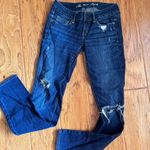 American Eagle  Outfitters Stretch Ripped Distressed Jeans Womens Size 0 Photo 1