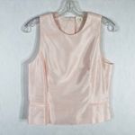 Cache  Size 8 Blazer Set Coat and Cami VTG Light Pink‎ Shiny Lined Buttons 595 Photo 2