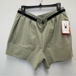Spyder  Size Large Sage Green Active Shorts Bungee Pull On Athletic Photo 1