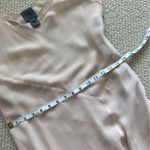 Calvin Klein  Champagne Evening Gown Maxi Dress Size 10 Ruffles Lightweight EUC Photo 7