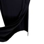 Vince  Side Slit Sleeveless Turtleneck Midi Dress Black Size S Photo 8