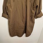 Melrose and Market Collared Poplin Shirt Olive Moss Photo 10