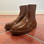 Free People Crocodile Embossed Chelsea Ankle Boots Photo 5