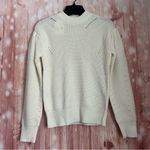 English Factory  Ivory Puff Sleeve Crewneck Sweater Size XS Photo 1