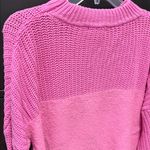 Vestique Vibrant Pink Crew Neck Sweater Photo 3