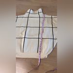 Chicwish GRID TURTLENECK SWEATER cream black MEASUREMENTS Photo 7