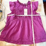 Rails  Filomena Summer Casual Lightweight Ruffle Top Size XS Berry Photo 8