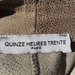 Quince Heures Trente “Lola” brown faux suede vegan jacket/ 4/Excellent condition Photo 10