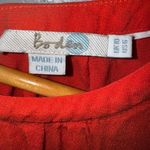 Boden USA Boden Women's Top Orange Coral Sleeveless Tie Back Spring Summer Boho Size 6 EUC Photo 3