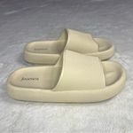 Joomra Cloud Slides Pillow Slippers With Arch Support Cream Khaki Size 9/10 Photo 6
