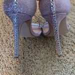 Steve Madden Collette strappy heeled sandal in blush glitter Size 7 Photo 8