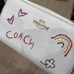 Coach Medium Id Zip Wallet With Diary Embroidery C8309 Photo 4