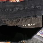 American Eagle  Black High Rise Skinny Kick Jeans- Size 10 Photo 4