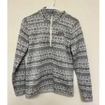 Vineyard Vines Gray Snowflake Sweater zip up women’s XS Photo 0