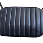 Coach Jes Crossbody Bag with Puffy Linear Quilting C1569 Black Gold Hardware Photo 7