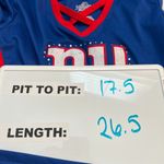 Majestic MLB New York Giants Rhinestone Tee Women's Size Medium Photo 4