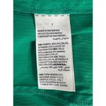 Chico's Zenergy  Stripe Jacket Size 1 Green full Zipper Stretch Pocket Outdoor Photo 9