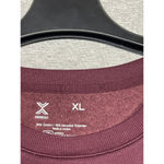Xersion Women's  Crewneck Sweatshirt XL Burgundy NWT Photo 3
