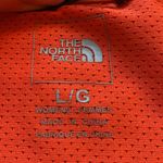 The North Face Women's Cycling Jersey Size Large Short Sleeve Orange Flowers UPF 30 Photo 1