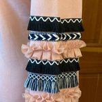 Lavishly Paris NWT,  Women’s Baby Pink Frill Trim Long Sleeved Dress. Photo 4