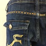 Rock & Republic Jeans Kasandra Bootcut Studded Dark Wash Gold R 28 Photo 5