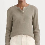 Everlane  Waffle Knit Top Sz XS 047-C Photo 0