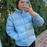 Jansport Y2K  baby blue puffer jacket sz m Photo 0