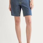 Everlane $108 New  The OG Baggy Jean Short - Medium Wash - 26 Photo 1