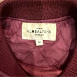 Global Funk Quilted Bomber Jacket Red Size M Photo 3
