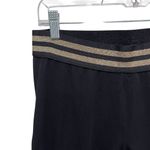 Juicy Couture Pull On Leggings Black and Gold Glitter Women’s Size Medium Photo 3