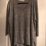 Long Sleeve Tunic Shirt Gray Size M Photo 0