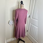 Torrid NTM: Super Soft Plush Fluted Mini Rose Mauve Dress NWT Size 1X Photo 13
